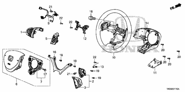 Steering Wheel (SRS) for 2012 Honda Civic #0