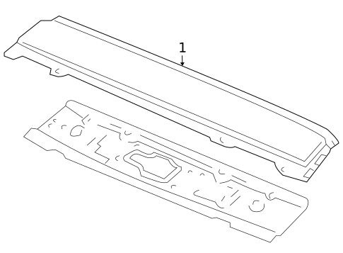 Exterior Trim - Roof for 2005 Chevrolet SSR #0