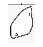 72315TL0003ZB - : Body Weather-Strip for Acura: TSX Image