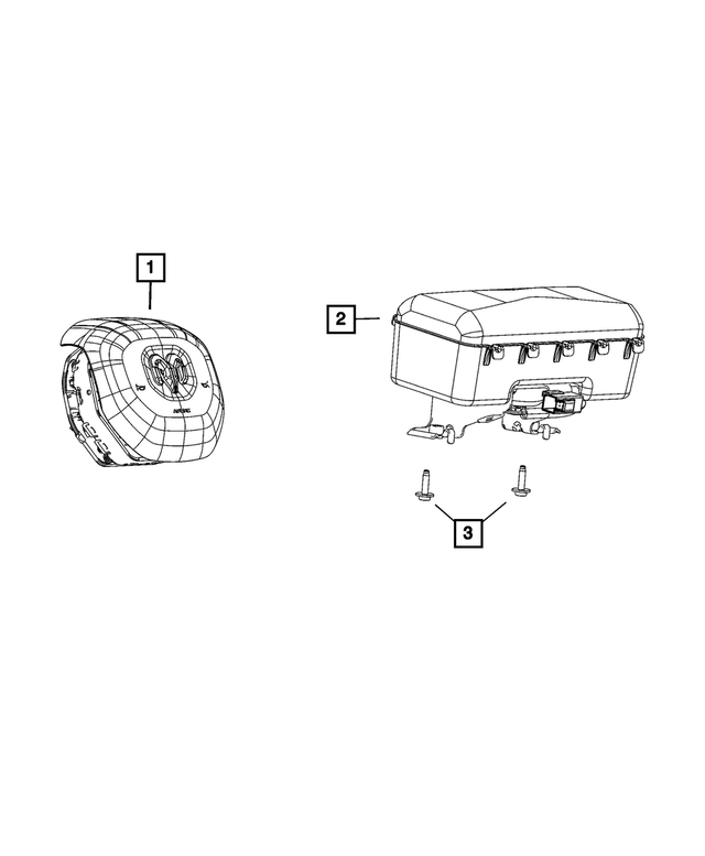 6NL99RN8AF - Restraints: Driver Air Bag for Mopar Image