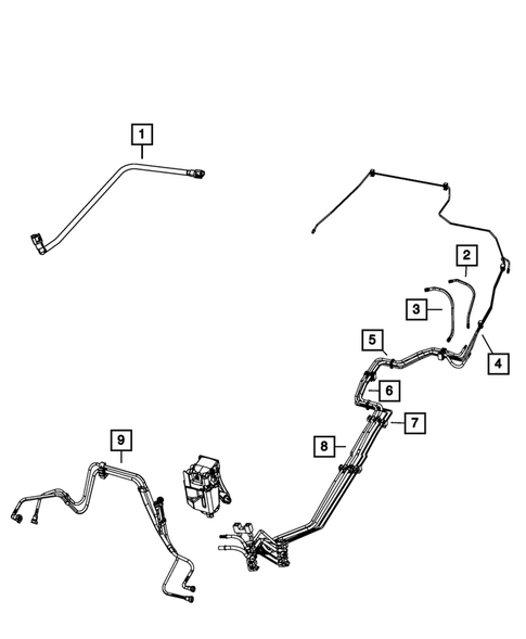 Fuel Lines for 2011 Dodge Journey #0