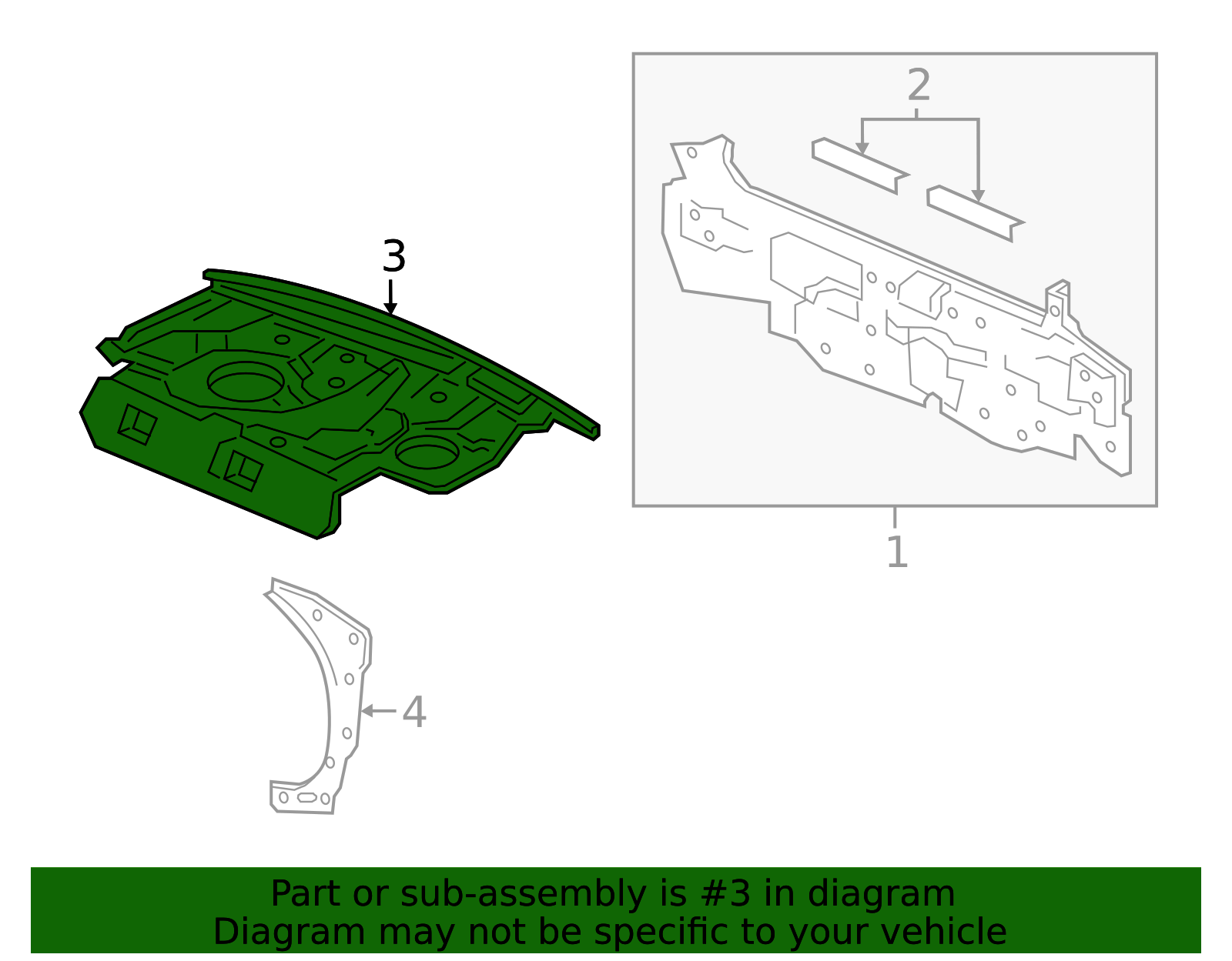 2015-2017 Acura TLX Pkg Tray Panel 66500-TZ3-A20ZZ | OEM Parts Online