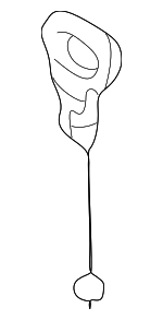 51718400733 - Body: Spare Tire Panel Knob for BMW: Z3 Image