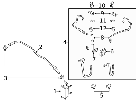 Trans Oil Cooler for 2016 Lincoln MKZ #0