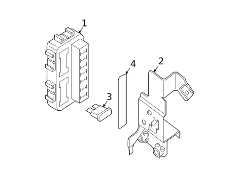 Fuse & Relay for 2009 Nissan Maxima #1