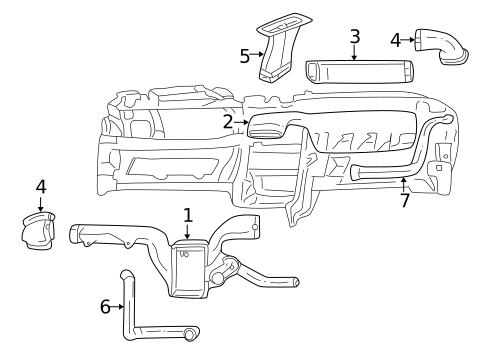 Ducts for 2003 Dodge Neon #0