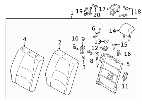 Second Row Seats for 2018 Mazda CX-3 #1