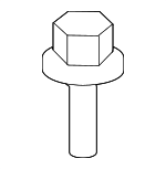 N605814S439 - : Stabilizer Bar Bolt for Ford: F-450 Super Duty Image