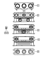 55111950AD - Air Conditioners and Heaters: A/c And Heater Control for Mopar Image