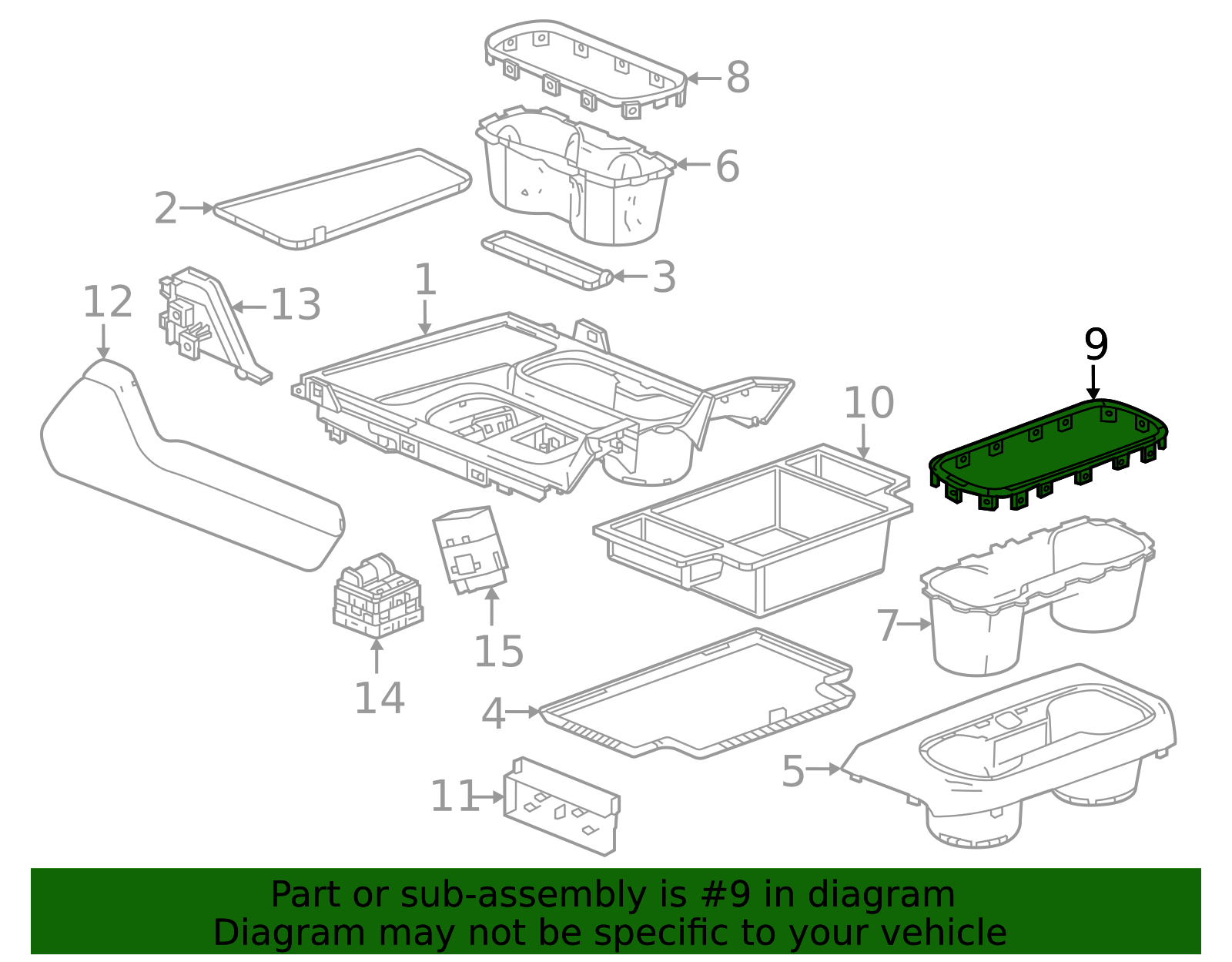 2022-2026 GM Trim Plate 85557943 GM | GMPartsDirect.com