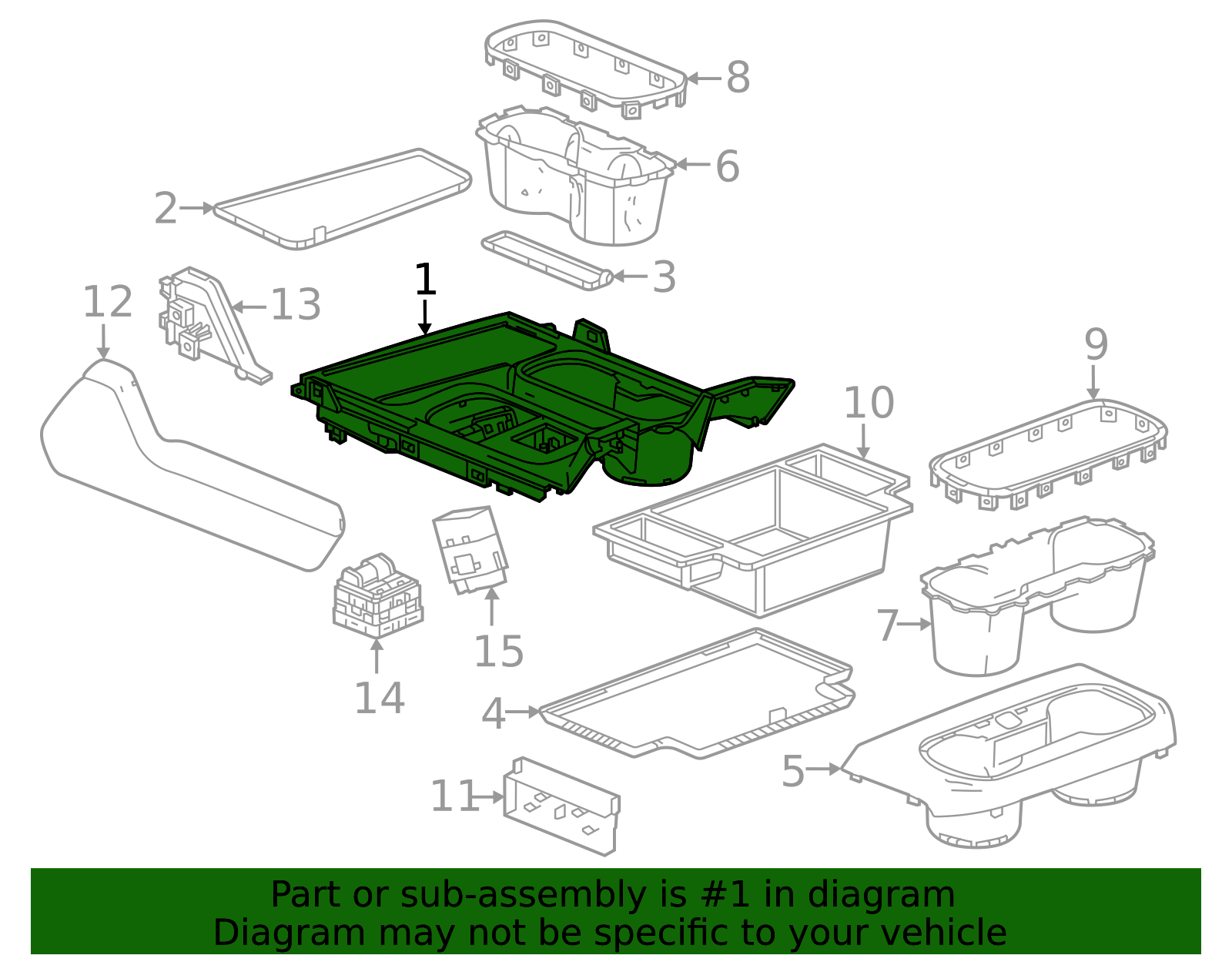 2022-2026 GMC F Plate 85624089 | OEM Parts Online