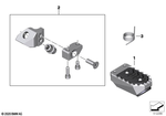 46718405774 - : Footrest hinge, right for BMW-Motorrad Image