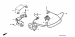 938920501007 - Electrical/Exhaust/Heater/Fuel: SCREW-WASHER (5X10) for Honda Image