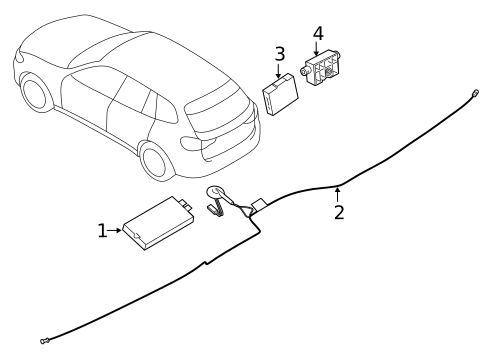 Antenna & Radio for 2024 BMW X4 #1