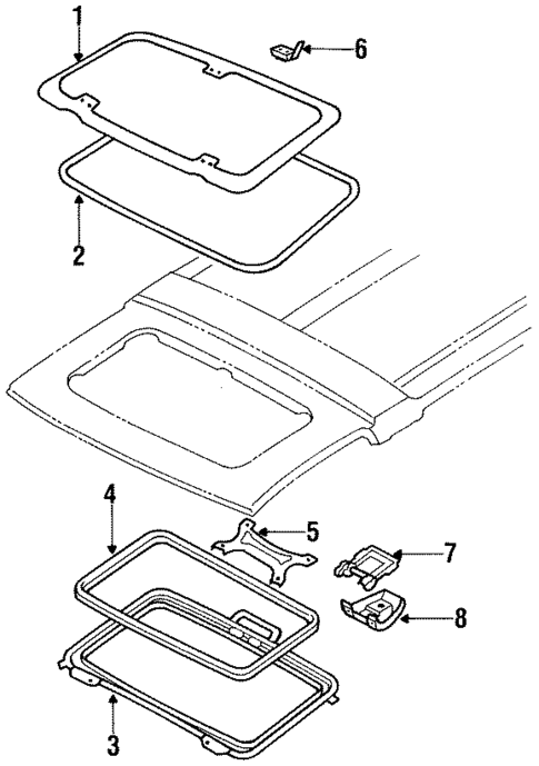Sunroof for 1995 Nissan Pathfinder #0