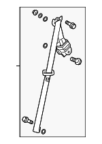 4824TYAA00ZB - Electrical: Belt &amp; Retractor for Acura Image