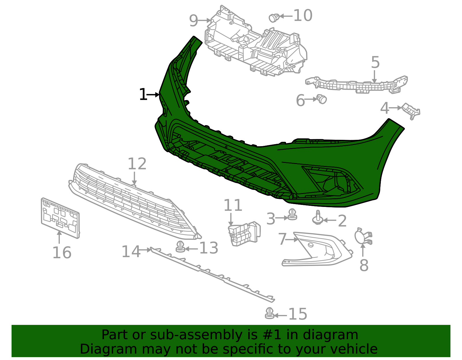 OEM 2022-2024 Honda Civic Bumper Cover 04711-T20-A00ZZ | Honda