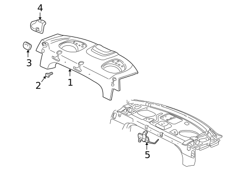 Interior Trim - Rear Body for 2005 Chevrolet Classic #0