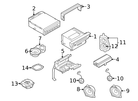 Sound System for 2011 BMW X6 #1