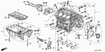 11000R70A01 - Engine: BLOCK ASSY., CYLINDER for Honda Image