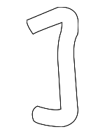 89017679 - Emission System: Hose for Buick: LaCrosse Image