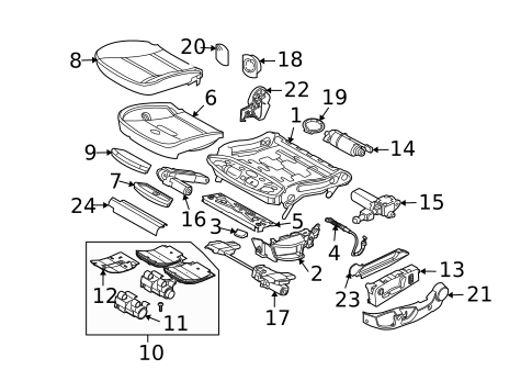 Power Seats for 2008 BMW 535xi #1