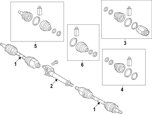 Axle Shafts & Joints for 2024 Kia Sorento #0