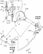 8971139481 - Chassis: BRACKET, L. AXLE CASE for Honda Image