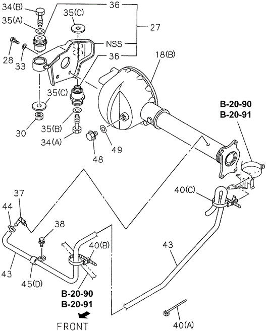 Axle Components (1) for 1994 Honda Passport #0