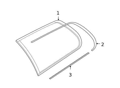 Glass & Hardware for 2014 Volvo XC90 #0