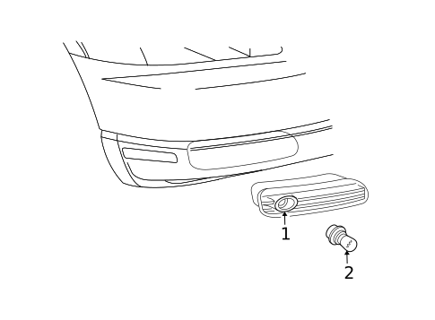 Bulbs - Chassis for 2008 Chrysler Pacifica #1