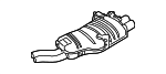 18107504172 - Exhaust: Rear Muffler for BMW: 325Ci, 325i, 325xi, 330Ci, 330i, 330xi Image