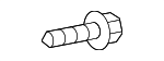 90162A0001 - Body: Rocker Panel Molding Screw for Toyota Image