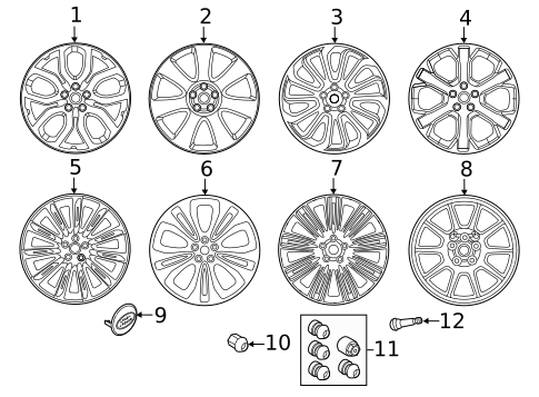 Wheels for 2022 Land Rover Defender 90 #10