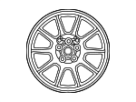 LR165056 - Suspension: Wheel, Alloy for Land Rover: Range Rover Image