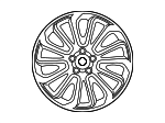 LR048831 - Tire &amp; Wheel: Wheel for Land-Rover Image image