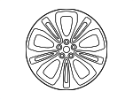 LR099113 - : Wheel, Alloy for Land Rover: Range Rover Image