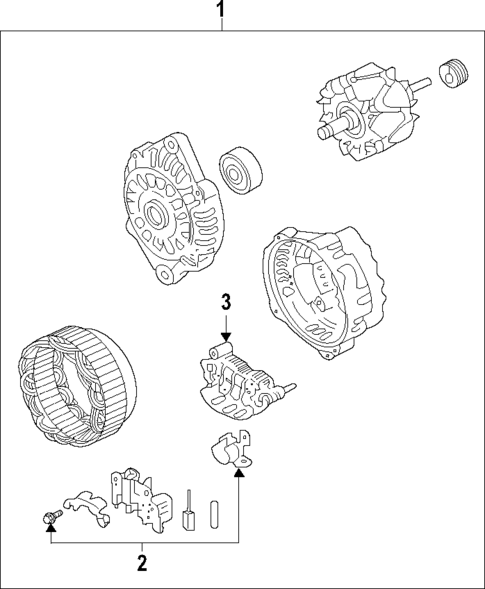 Alternator for 2014 Subaru Impreza #0