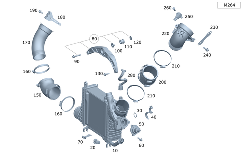 Charge Air Cooling for 2020 Mercedes-Benz E350 #0