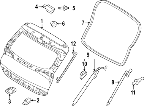 Gate & Hardware for 2025 Kia Sportage #0