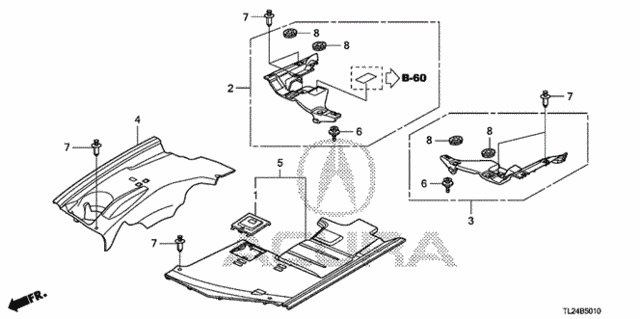 Engine Room Cover (V6) for 2010 Acura TSX #0