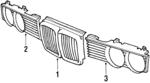 51131964862 - : 1988-1994 BMW - Grille for BMW: 740i, 740iL, 750iL Image