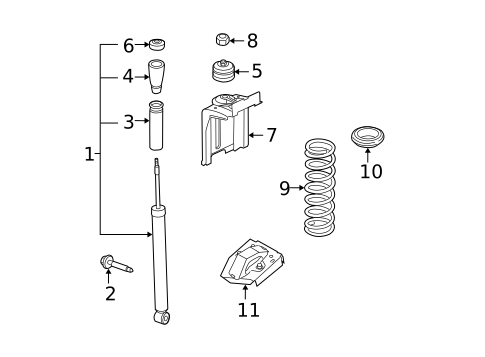 Shocks & Struts for 2011 Ford Focus #0