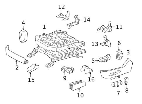 Tracks & Components for 2020 Lexus GX460 #2