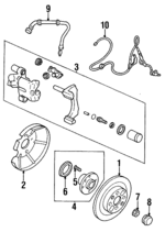 BCYF2698ZRT0 - : Caliper Assembly for Mazda: Protege Image