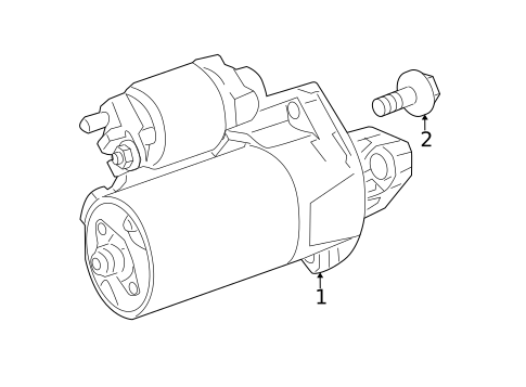Starter & Related Components for 2016 Mercedes-Benz E400 #0