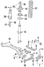 1990-1993 Honda Accord - Lower Control Arm