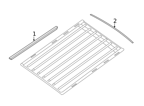 Exterior Trim - Roof for 2015 Nissan NV2500 #0