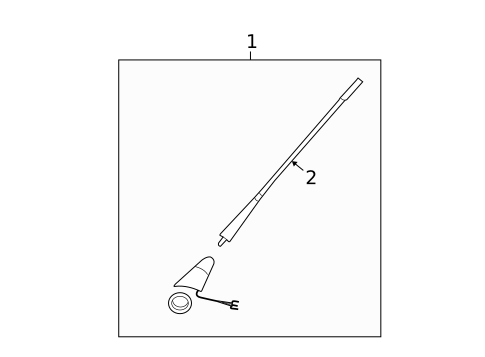 Antenna & Radio for 2001 Volkswagen Passat #0