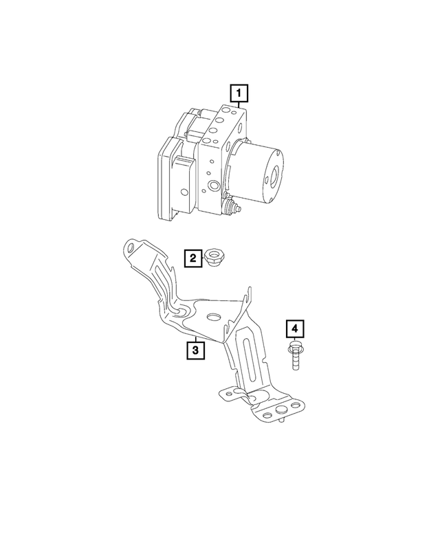 68376368AA - : Anti-Lock Brake Control Unit for Mopar Image